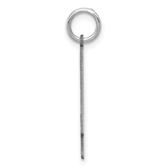 Sterling Silver, Jersey Collection, Large Number 4 Pendant - Picture 2 of 5